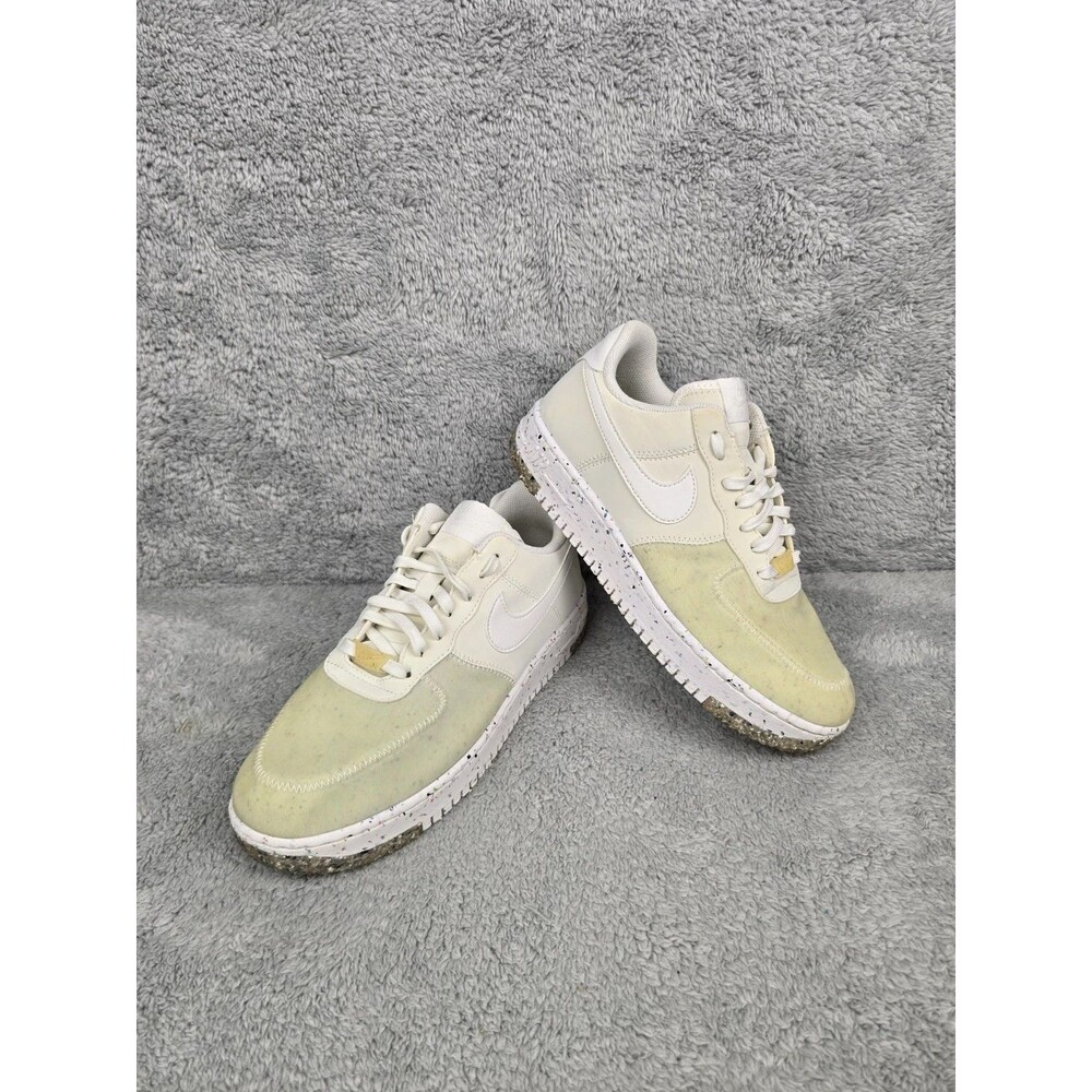 Nike Womens Air Force 1 Crater CT1986-100 White Shoes Sneakers Size 9.5